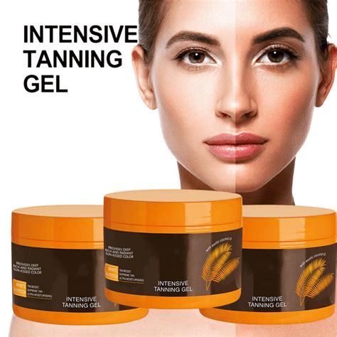 3pc Luxury Intensive Tanning Gel2024 Brown Tanning Gelnatural Tanning Accelerator Cream Gel