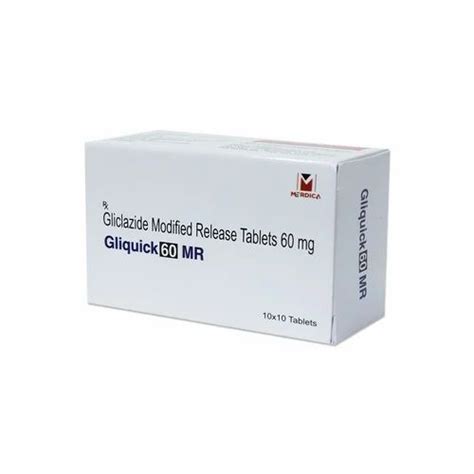 Gliclazide Modified Release Tablet 60 Mg Packaging Size 10x10 Tablets