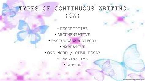 Types Of Essay In Continuous Writing Spm Ppt