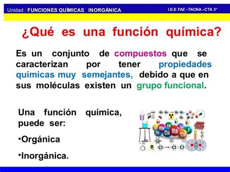 Funciones Quimicas