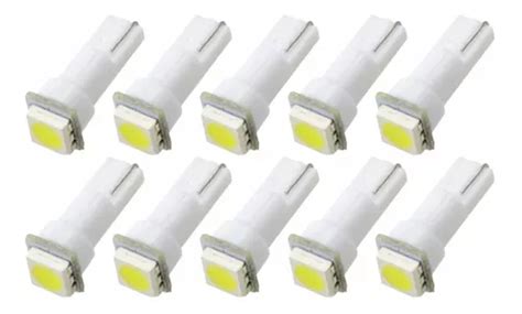 X10 Ampolletas Led T5 5050 Blanco Piojito Cuotas sin interés