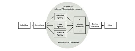 Model Of Banduras Personal Agency And Triadic Reciprocal Causation Download Scientific Diagram