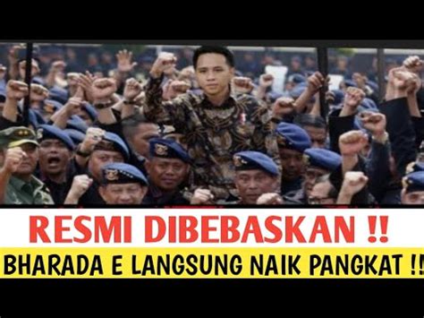 Resmi Dibebaskan Bharada E Langsung Naik Pangkat Youtube