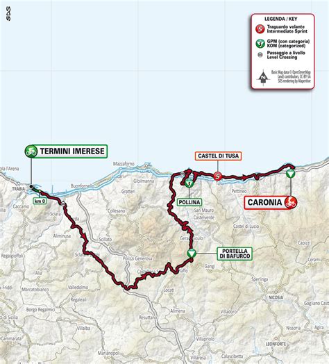 Tour De Sicile Parcours Et Profils Des Tapes Videos De Cyclisme