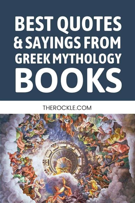 Best Quotes and Sayings from Greek Mythology Books