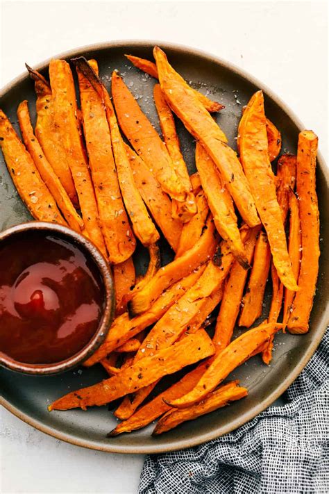 fried crispy sweet potato fries recipe pbcyj
