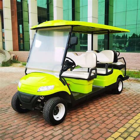 Person V Club Car Electric Lifted Golf Cart With Lithium Battery