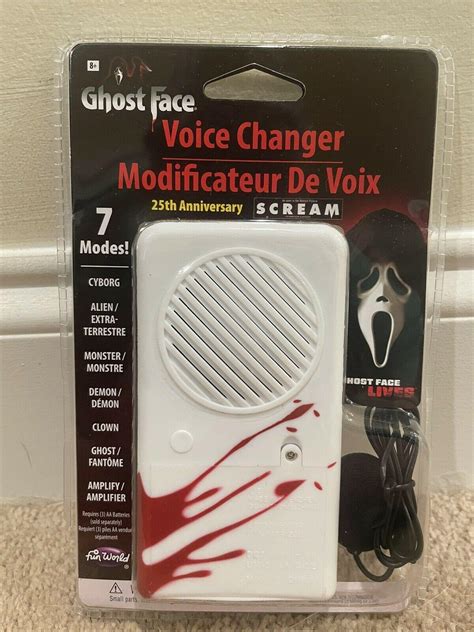 Scream Ghostface 25th Anniversary Voice Changer 3893993983