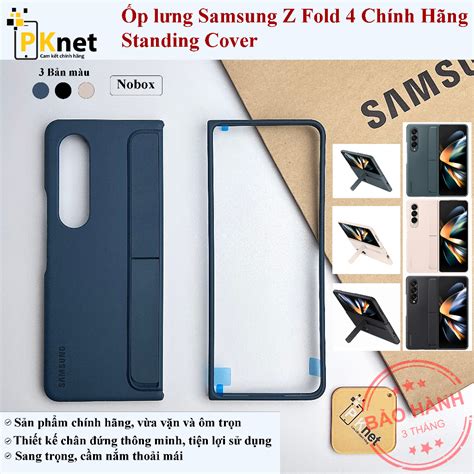 Ốp lưng Samsung Z Fold 4 Standing Cover Chính Hãng Nobox Shopee Việt Nam