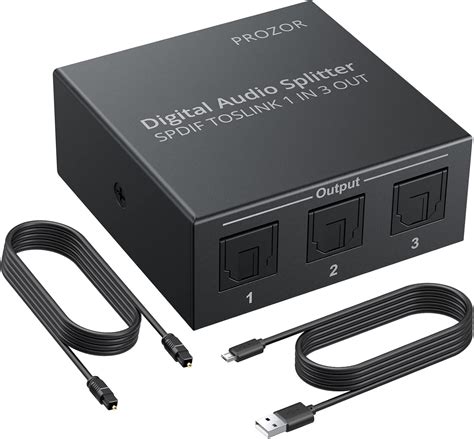 Prozor Divisor De Audio Ptico Digital De Canales X Spdif