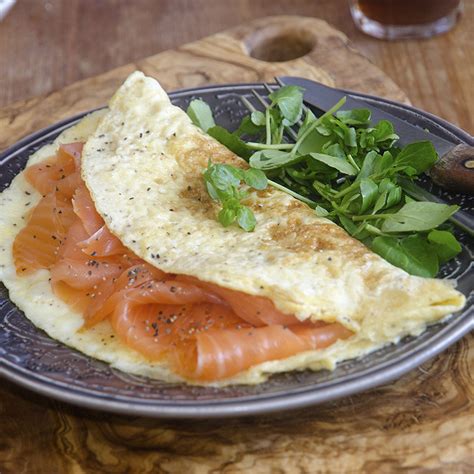 Recette Omelette Au Saumon Fumé