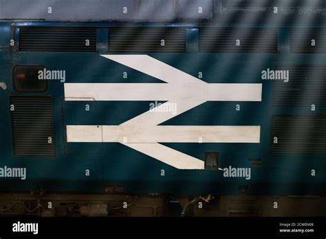 British Rail Double Arrow Logo Stock Photo Alamy
