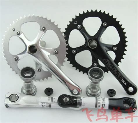 Prowheel Solid 48T Single Speed Fixed Gear Bike Crankset 170mm Bearing