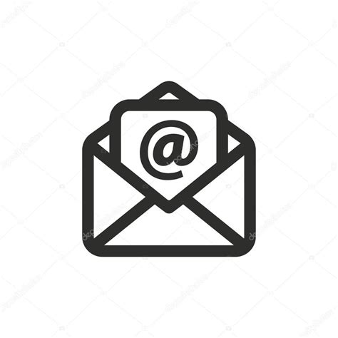 Mail - vector icon. Stock Vector Image by ©lovemask #97976504