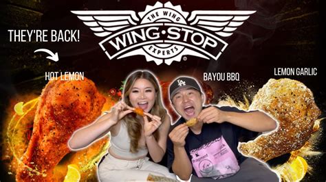 New Wingstop Limited Flavors Are Back 2022 Hot Lemon Bayou Bbq Lemon Garlic Youtube