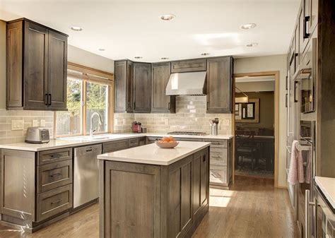 Thoughtful Handsome Kitchen Remodel Newly Reconfigured With Chef