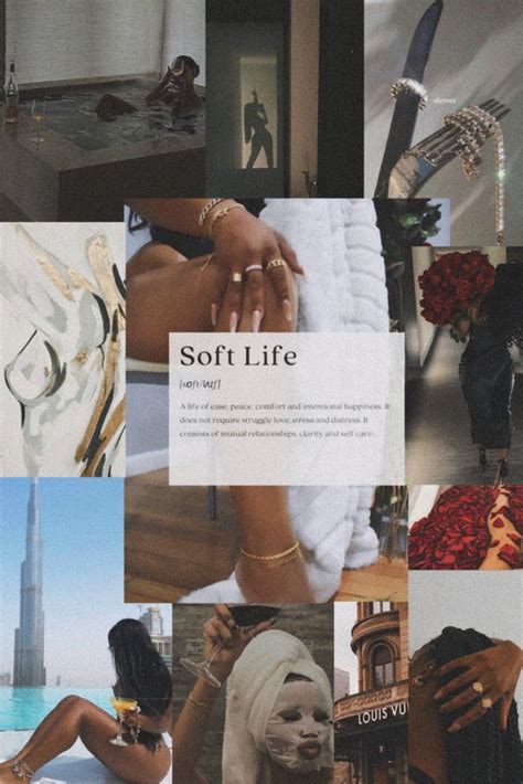 Soft life | Vision board wallpaper, Vision board collage, Vision board examples