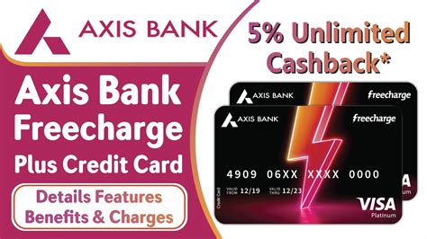 Axis Bank Freecharge Plus Credit Card Features Benefits Fees