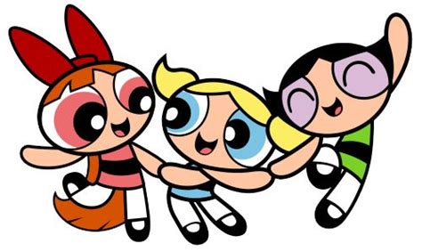 Powerpuff Girls Holding Hands