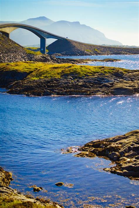 The Atlantic Road In Norway Stock Image Image Of Atlanterhavsvegen