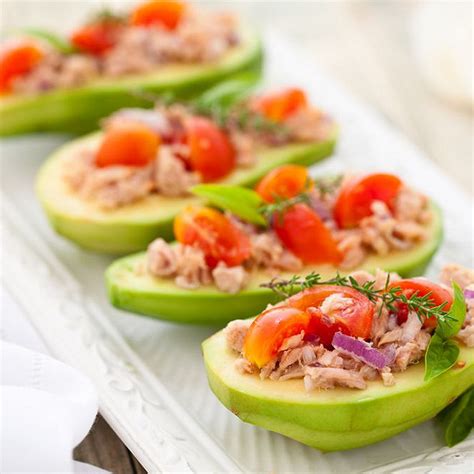 Recette Avocats Farcis Au Thon Tomate Et Tabasco Facile Rapide