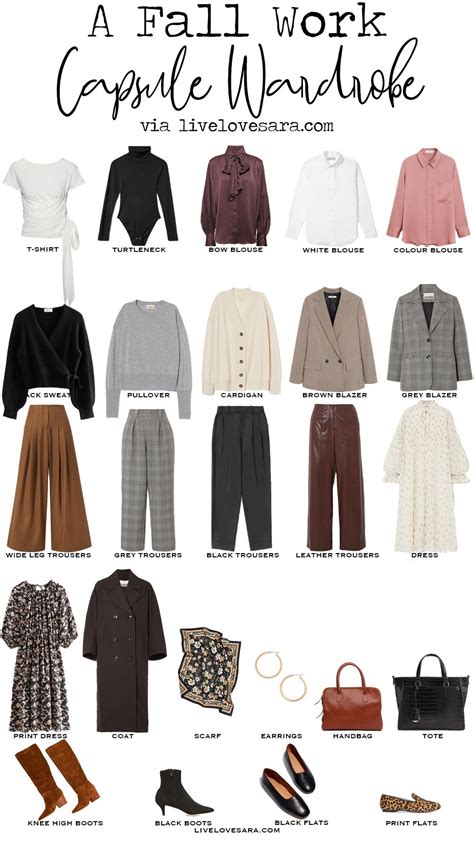 How To Build A Fall Work Capsule Wardrobe Fashion Capsule Wardrobe