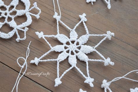 Crochet Snowflakes Pacountrycrafts Crochet Snowflakes Crochet