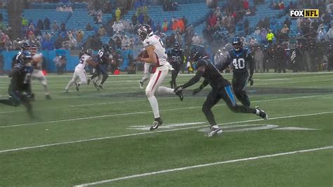 Atlanta Falcons Wide Receiver Drake Londons First Catch Of Game Goes