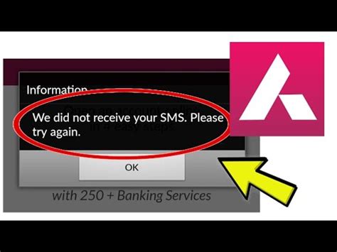 How To Fix Axis Mobile App We Did Not Receive Your Sms Please Try