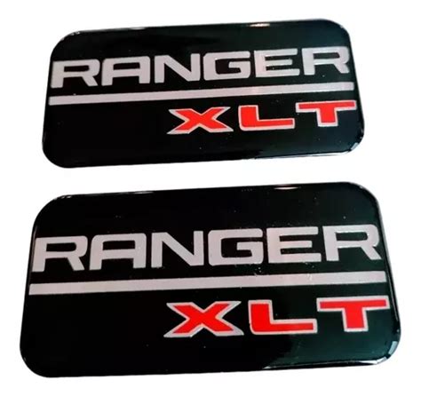 Par Emblemas Laterales Ford Ranger Xlt Vitrolux Meses Sin Intereses