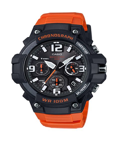 Casio Mens Heavy Duty Chrono Quartz Resin Casual Watch Watches