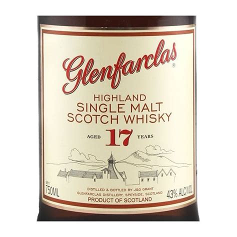 Glenfarclas 17 Year Old Single Malt Scotch Whisky 750mL OldGrogram