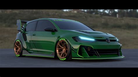 VW Golf 7 GTI Hardcore Widebody Is Hycade S Rendering Masterpiece