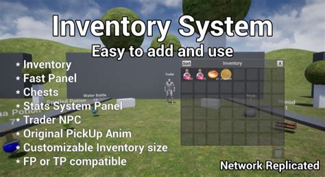 Inventory System In Blueprints Ue Marketplace