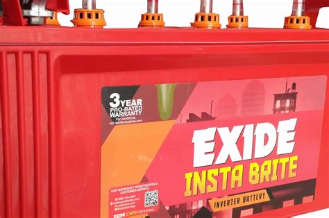 Exide Industries Ah Insta Brite Inverter Ups Battery Amazon In