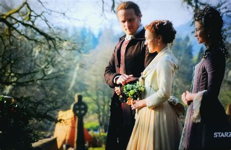 Brianna And Rogers Wedding Gabaldon Outlander Outlander Wedding