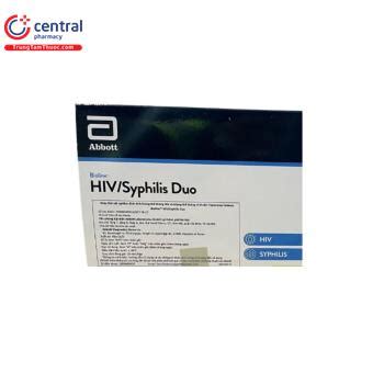 Bioline HIV Syphilis Duo Xét nghiệm đồng thời HIV và Bệnh Giang Mai