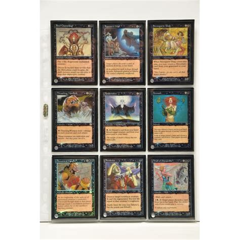 Complete Magic The Gathering Mercadian Masques Foil Set All Cards Are