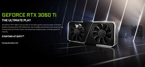 Nvidia Geforce Rtx 3060 Ti Preview Detail Spesifikasi And Harga Murdockcruz