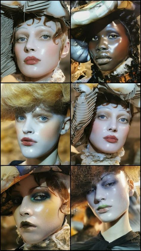 Maison Margiela Pat Mcgraths Makeup In 2024 Editorial Makeup Face Art Makeup Pat Mcgrath Makeup