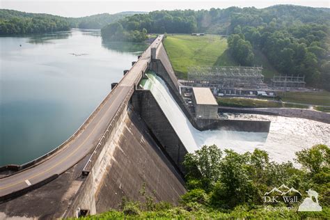 Norris Dam Open Spillway Dk Wall