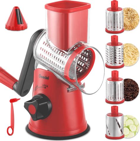 Amazon Rotary Cheese Grater Cheese Shredder Geedel Deluxe