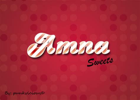 Amna Sweets Logo By Punkvicious On Deviantart