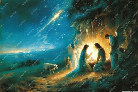 Premium Photo The Birth Of Jesus Christ In Bethlehem