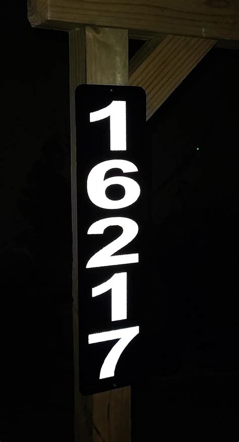 Amazon Reflective Custom Address Sign Reflective Address On