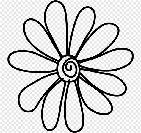 Hand Drawn Daisy SVG