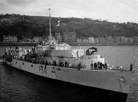 Hms Woodbridge Haven P58 Rothesay Bay C1949 Hms Woodbr Flickr