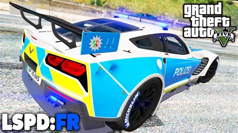 Gta Lspd Fr Das Schnellste Polizeiauto Deutsch Polizei Mod