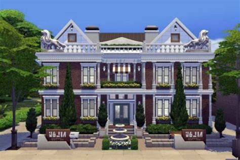 Stunning Willow Creek Library In Sims 4