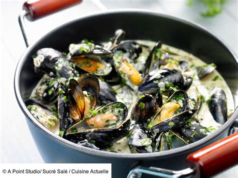 Moules à la crème et au vin blanc facile découvrez les recettes de